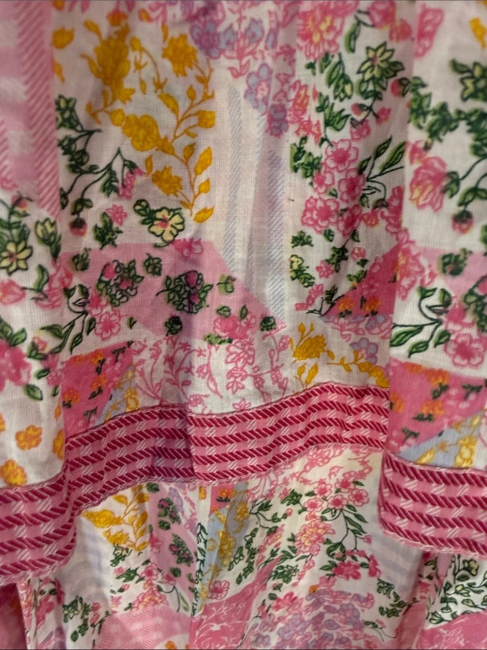 Women’s Simply Southern sz M Floral Tiered Ruffle Dress